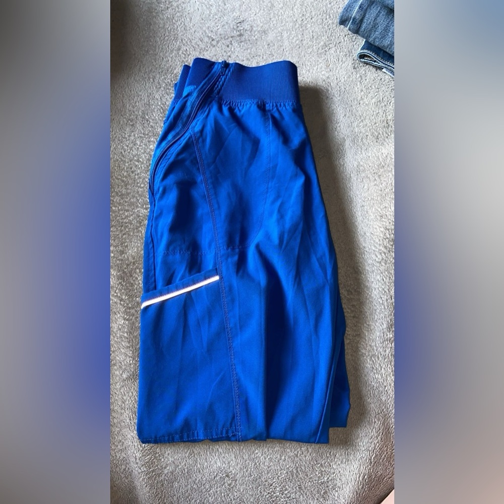 Grey/Blue scrub pants